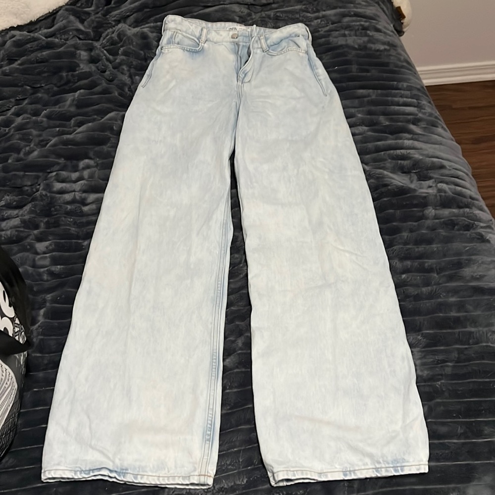 Zara wide leg jeans size 4